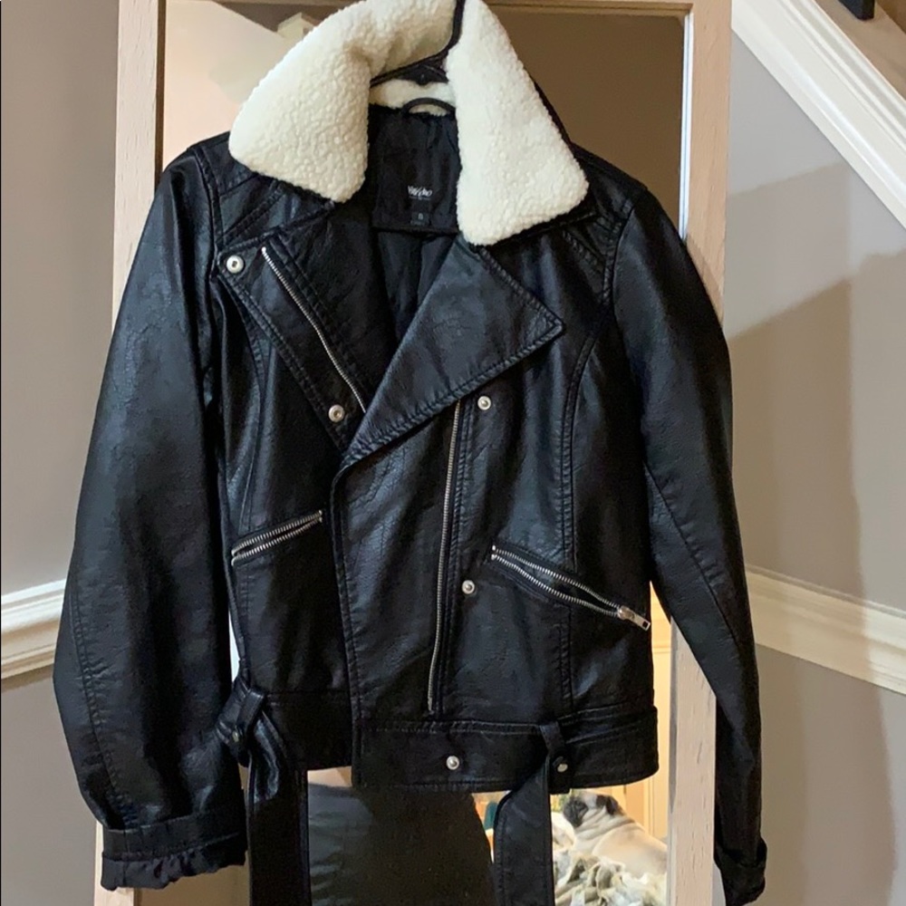 Faux Leather Jacket